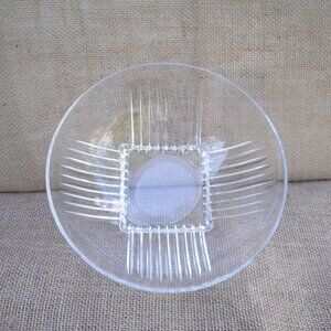 Vintage Federal Glass Park Avenue Serving Bowl
